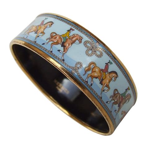 hermes horse bracelet|hermes enamel horse bracelet.